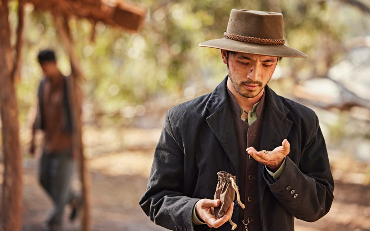 Yoson An as Wei Shing in New Gold Mountain (photograph via SBS On Demand)